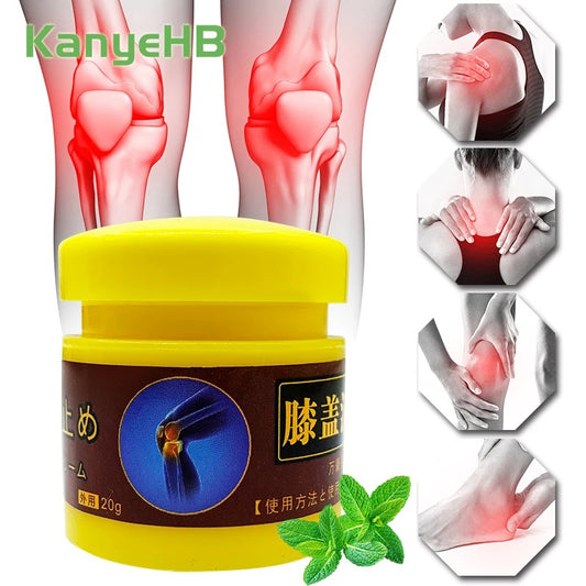 Pcs Knee Strong Pain Relief Cream Joint Neck Shoulder Back Ache Arthritis Muscle Pain Herbal Medicine Analgesic Ointment S045