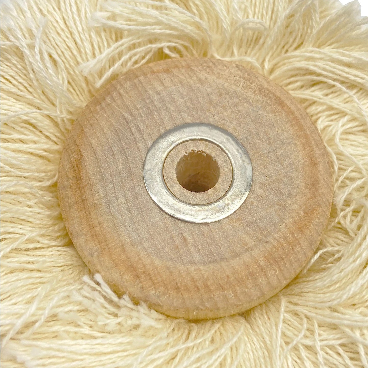 2pcs Dental Lab Laboratory Drill Brush Cotton Buff Diameter 80mm Consumable Latch Polishing Wheel Rotary Tools Wool Goat