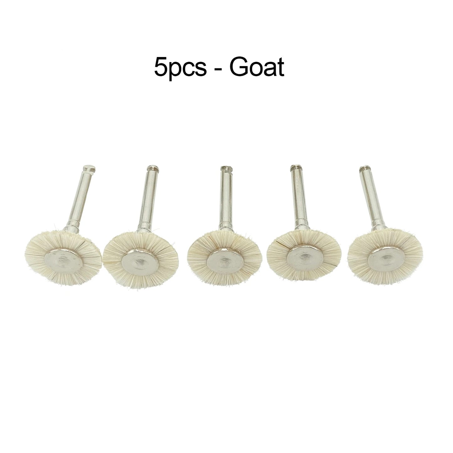 5pcs RA Shank Dental Polishing Brush Drill Wheel Materials Cotton Felt Goat Wool Alumina Tools Dia 10mm Handpiece Rotary Tools