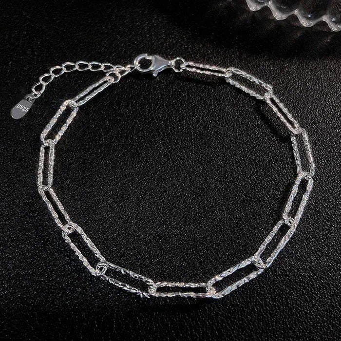Fine 925 Sterling Silver Crystal Bracelets For Women Fashion Vintage Knot Adjustable Charm Bracelets Party Wedding Jewelry Gifts