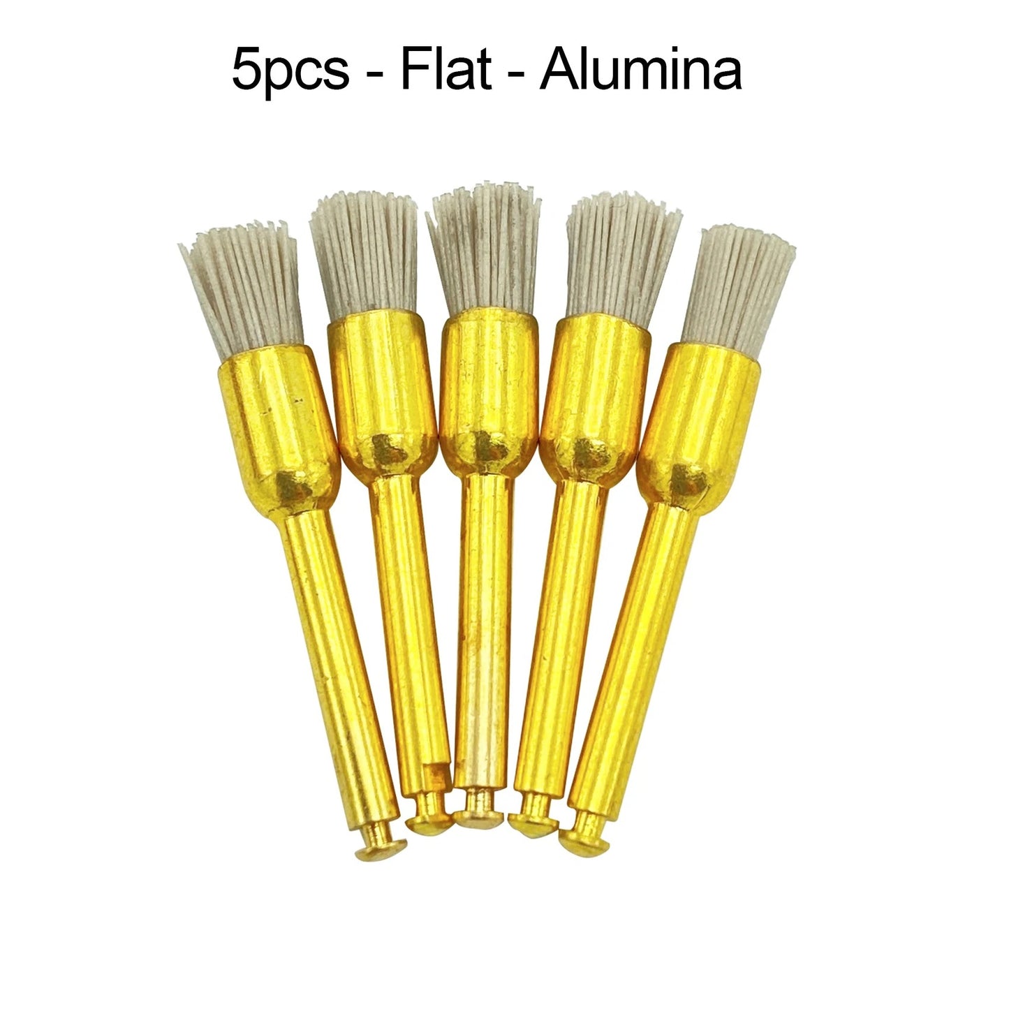 5pcs RA Shank Dental Polishing Brush Drill Wheel Materials Cotton Felt Goat Wool Alumina Tools Dia 10mm Handpiece Rotary Tools