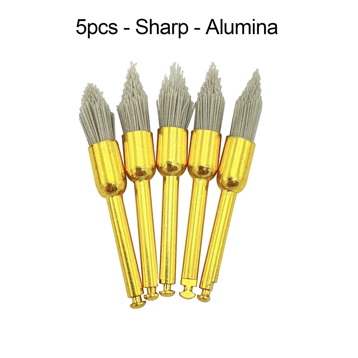 5pcs RA Shank Dental Polishing Brush Drill Wheel Materials Cotton Felt Goat Wool Alumina Tools Dia 10mm Handpiece Rotary Tools